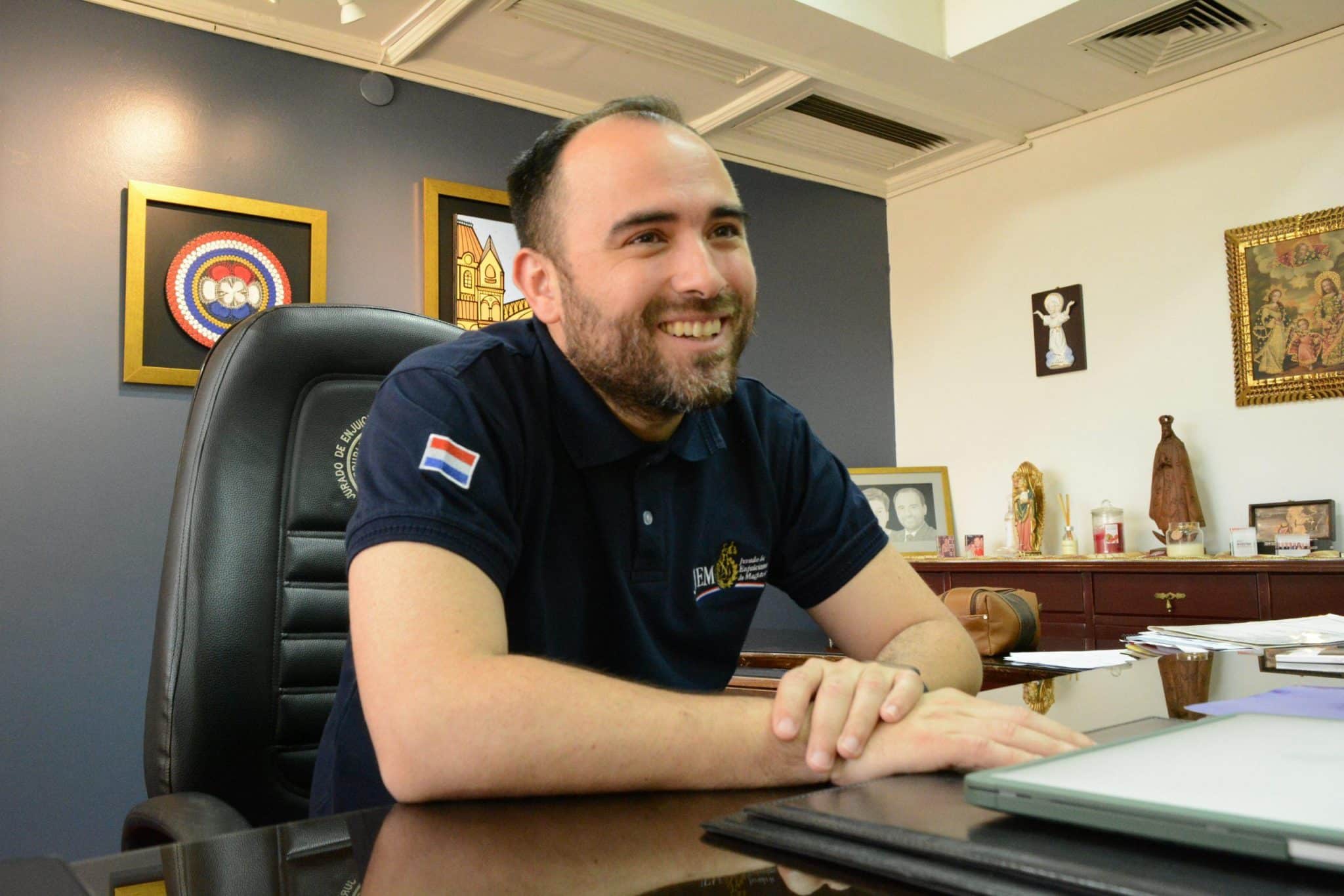 Jorge Bogarin Alfonso, miembro del Consejo de la Magistratura (CM) designado como significativamente corrupto por el Departamento de Estado de Estados Unidos.