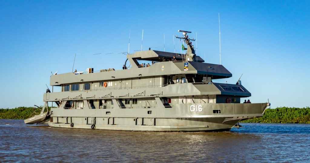 El navío brasileño que podés recorrer en Asunción